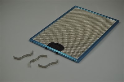 Metaalfilter, Thermor afzuigkap - 10 mm x 329 mm x 238 mm (incl. filter houder)