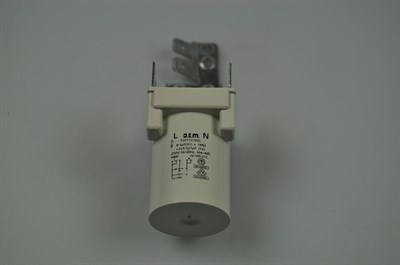 Ontstoorcondensator, FAR afwasmachine - 1 m + 2x0,015uF (0,1 uf)