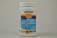 Langzaam chloor, Swim & Fun zwembad (tabletten)