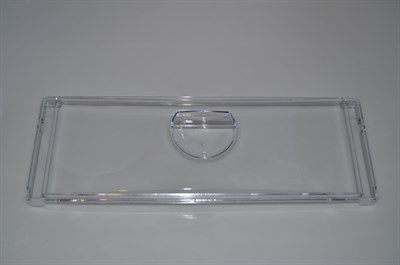 Frontpaneel voor groentelade, Cylinda koelkast & diepvries - 165 mm x 485 mm x 25 mm